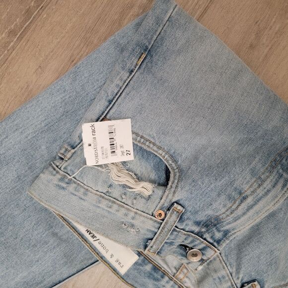 Rag & Bone Distressed Light Blue Jeans. NWT. Size 27. - Picture 8 of 8